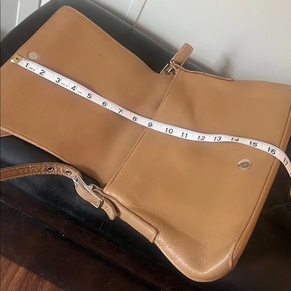 Tan Leather Shoulder Bag - Picture 10 of 14